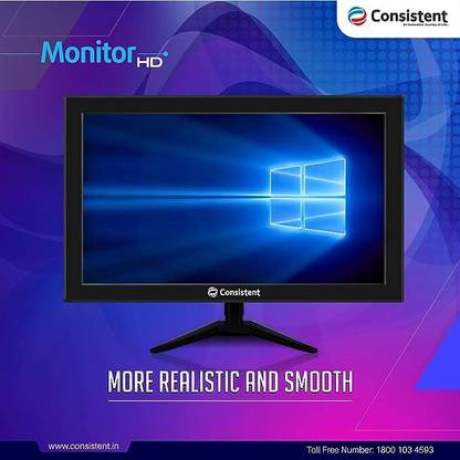 Consistent 50.8 cm (20 inch) Full HD TN Panel Monitor (CTM2001)