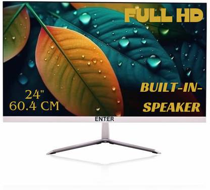 Enter 24 Inch Border Monitor Less In-Built Speaker 60.96 cm (24 inch) HD IPS Panel Gaming Monitor (24 INCH BORDER LESS)