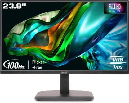 Acer 23.8 inch Full HD LED Backlit VA Panel Monitor (EK240Y)  (Response Time: 5 ms, 100 Hz Refresh Rate) at Rs. 6399