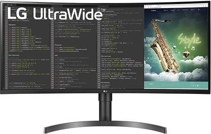 LG ULTRAWIDE SERIES 35WN75C 88.9 cm (35 inch) Curved Quad HD LED Backlit VA Panel Monitor (35” QHD (3440 x 1440) Curved Monitor)