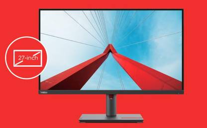 Lenovo Thinkvision 68.58 cm (27 inch) Full HD IPS Panel Monitor (T27i-30)