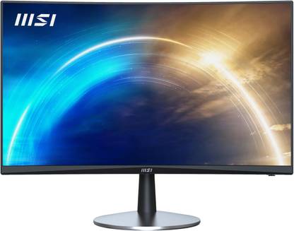 MSI 59.94 cm (24 inch) Curved Full HD VA Panel Eye-Friendly Screen, Built-in Speakers Anti Glare Business & Productivity Monitor (Pro MP242C)