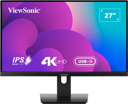 [For Flipkart Axis Bank Card] ViewSonic 27 inch 4K Ultra HD IPS Panel Monitor (VX2762U-4K)  (Response Time: 3.8 ms, 60 Hz Refresh Rate)