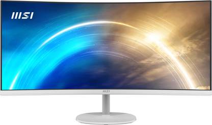 MSI 86.36 cm (34 inch) Curved UWQHD LED Backlit VA Panel with 1500R Curvature, HDR Ready, DP, HDMI, 2X2W Inbuilt Speakers, TUV Certified Display, Anti-Flicker, Low Blue Light, VESA mountable design Monitor (PRO MP341CQW)