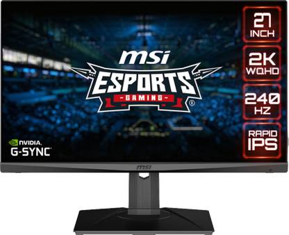 MSI Optix 68.58 cm (27 inch) Quad HD IPS Panel Gaming Monitor (Optix MAG274QRX)