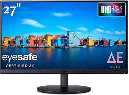 Acer 68.58 cm (27 inch) 4K Ultra HD LED Backlit IPS Panel Monitor (CB272K)
