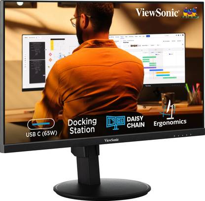 ViewSonic 60.96 cm (24 inch) Full HD IPS Panel Monitor (VG2409U-2)