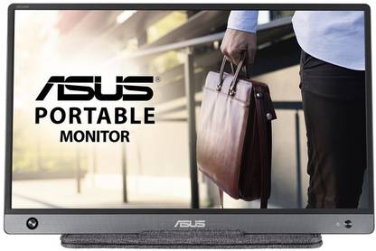 ASUS ZenScreen 39.62 cm (15.6 inch) Full HD IPS Panel with USB Type-C & HDMI ports, Flicker-free, Blue Light Filter,Smart Cover, Suitable for Laptop & Mackbook Lightweight External Portable Monitor (MB16AH)