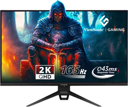 ViewSonic 80.01 cm (32 inch) Quad HD IPS Panel with HDR10, 137 sRGB, Eye Care, Wall Mount, Tilt, 2 x HDMI, 1 x Display Port Gaming Monitor (VX3219-2K-PRO-2)