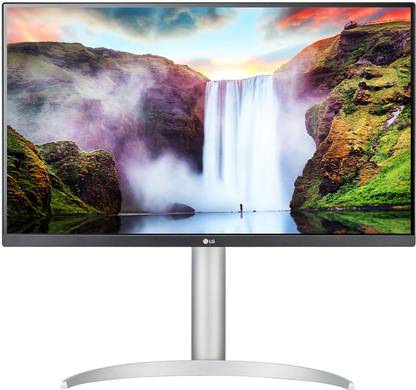LG Ultra Fine Monitor 68.58 cm (27 inch) 4K Ultra HD LED Backlit IPS Panel with VESA DisplayHDR 400, Ergonomic Stand, 3-side virtually borderless design Monitor (27UP650-W.ATR)