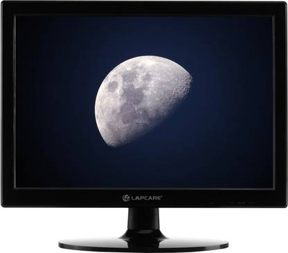 LAPCARE 38.35 cm (15.1 inch) HD LED Backlit TN Panel with VGA & HDMI Port, Light Weight, Power Saver, Wall Mountable, Slim Monitor (LM154)