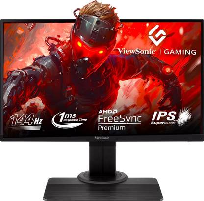ViewSonic 60.96 cm (24 inch) Full HD LED Backlit IPS Panel Tilt, Swivel , Pivot , Height Adjustable Gaming Monitor (XG2405)