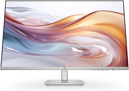 HP Series 5 68.58 cm (27 inch) Full HD LED Backlit IPS Panel with On-screen controls, Anti-glare, 300 nits brightness, Eye Ease Technology, Height Adjustable Monitor (527sh)