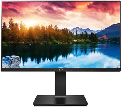 LG 60.45 cm (24 inch) Quad HD IPS Panel with sRGB 99%, USB-C (65W PD), Display Port, HDMI, Swivel/Tilt/Height Adjustable Monitor (24QP750-BB.ATRDMKN)