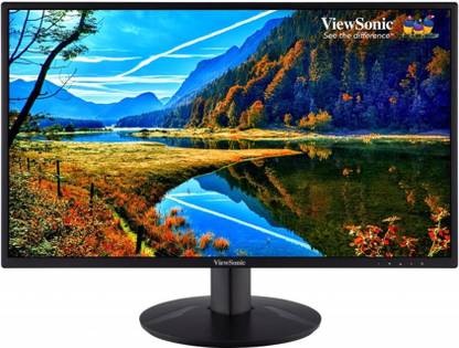 ViewSonic 60.45 cm (23.8 inch) Full HD LED Backlit IPS Panel High viewing Angle Monitor (VA2418-SH)