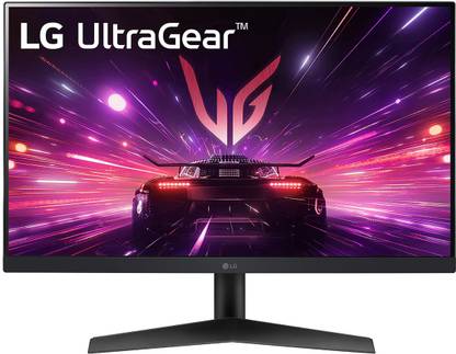 LG ULTRAGEAR GAMING 24GS60F 60.96 cm (24 inch) Full HD LED Backlit IPS Panel Gaming Monitor (HDMI & DISPLAY PORT, HDR 10, NVIDIA G-SYNC COMPATIBLE- 24GS60F-B)