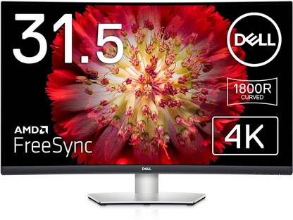 DELL S SERIES 4K 81.28 cm (32 inch) Curved UHD LED Backlit VA Panel Monitor (S3221QS)