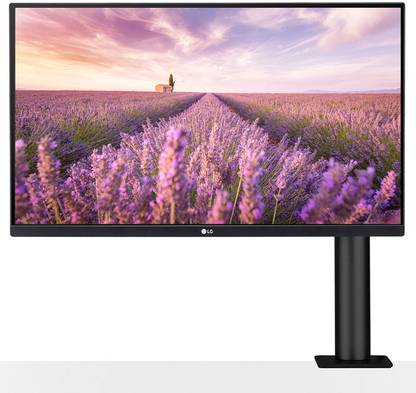 [For AU Bank Credit Card] LG 27 Inch Quad HD IPS Panel with HDMI, DP Ports, sRGB 99%, USB Type-C, Height / Swivel Adjustment Monitor (27QN880)  (AMD Free Sync, Response Time: 5 ms, 75 Hz Refresh Rate)