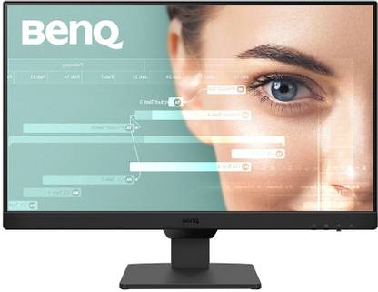 BenQ GW2490 60.96 cm (24 inch) Full HD LED Backlit IPS Panel 99% sRGB, Eye-careU, Dual HDMI, Display Port, Bezel-Less, Eyesafe, VESA MediaSync, Brightness Intelligence, Low Blue Light, Speakers 2Wx2, VESA Wall mountable Monitor (GW2490)