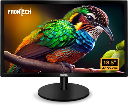 Frontech - 46.99 cm (18.5 inch) HD LED Backlit VA Panel Monitor (MON-0006)