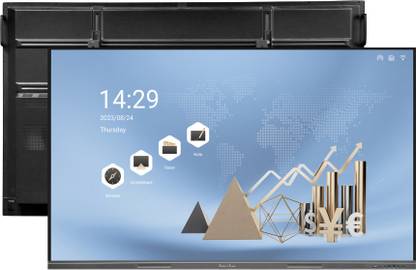 studynlearn 75-Inch Interactive Flat Panel Multitouch Screen Display, Android 14, 8 GB RAM | 128 GB ROM with K-12 Digital Content (1 Year) 3 Years Warranty 190.5 cm (75 inch) 4K Ultra HD IPS Panel Monitor (I7501)