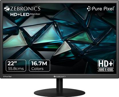 ZEBRONICS V22HD 55.88 cm (22 inch) HD+ TN Panel Monitor (Zeb-V22HD+ LED)