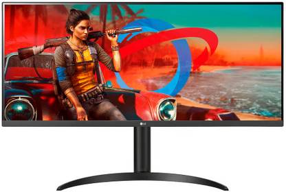 LG 21:9 ULTRAWIDE 86.36 cm (34 inch) WFHD LED Backlit IPS Panel Monitor (WFHD 2560 X 1080- HDR 10,HDMI X 2, HEIGHT ADJUSTABLE, AUDIO OUT,95%sRGB- 34WP550)