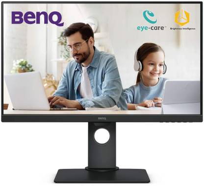 BenQ GW 27 inch Full HD LED Backlit IPS Panel Ultra-Slim Bezel Monitor- Height Adjustment, Eye Care, Anti-Glare, Brightness Intelligence, 2Wx2 Speakers, Color Weakness Mode, HDMI, DP, VGA Monitor (GW2780T)