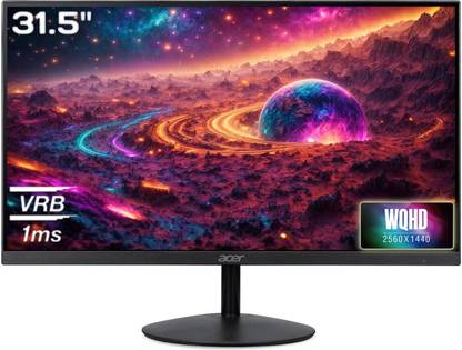 Acer 80.01 cm (32 inch) WQHD LED Backlit IPS Panel Monitor (SA322QU)