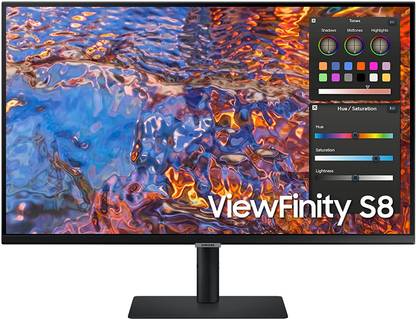 Samsung 81.28 cm (32 inch) UHD Monitor (LS32B800PXWXXL)