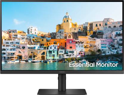 SAMSUNG 68.58 cm (27 inch) Full HD IPS Panel with USB Type-C, HAS, Pivot, Flicker Free, HDMI, Energy Saving, Bezel-Less Design Monitor (LS27A400UJWXXL)