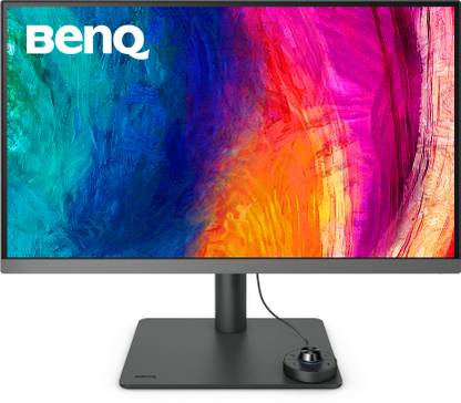 BenQ PD2706U 68.58 cm (27 inch) 4K Ultra HD LED Backlit IPS Panel with 90W USB-C, P3, sRGB, Rec.709, DisplayHDR 400, AQCOLOR Technology, Factory-Calibrated, Color Mode, DualView, Darkroom mode, Animation Mode, CAD/CAM Mode, ePaper Mode, Hotkey Puck G2, KVM Monitor (PD2706U)