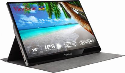 ViewSonic VG Series 39.62 cm (16 inch) Full HD IPS Panel Portable Monitor (VG1655)
