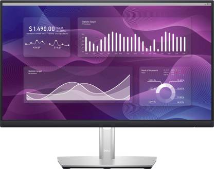 DELL P-Series 55.88 cm (22 inch) Full HD LED Backlit IPS Panel Color gamut sRGB 99%, Tilt/Swivel/Height/Rotate adjustment capabilities, DisplayPort, USB Type-C and HDMI. Monitor (P2223HC)