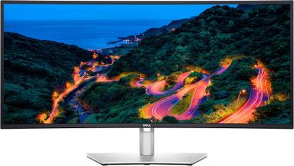 DELL U-Series 86.36 cm (34 inch) Curved WQHD LED Backlit IPS Panel with HDMI x2, DisplayPort, Type-C USB 3.2 Gen2 x 2, Audio line-out , 2 x USB 3.2 Gen2 Type-A, 2X5W Inbuilt Speakers Monitor (U3423WE)