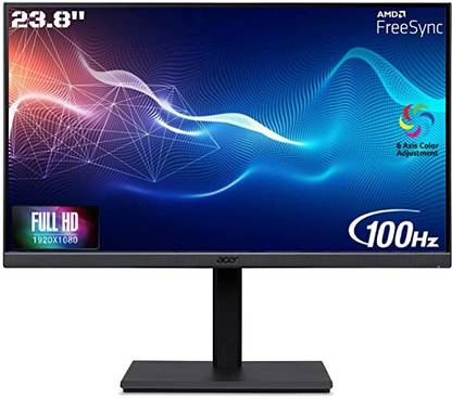 Acer B247YE 60.45 cm (24 inch) Full HD IPS Panel Monitor (B247Y E 23.8" Full HD IPS LCD Monitor with LED Back Light I 100Hz Refresh Rate)