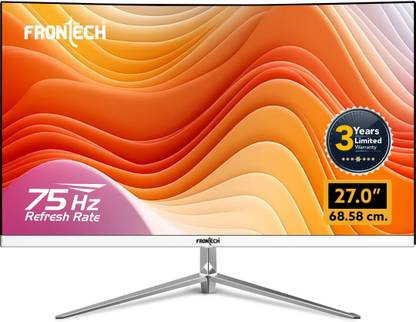 Frontech Ultima Series 68.58 cm (27 inch) Curved Full HD LED Backlit VA Panel Monitor (MON-0085)