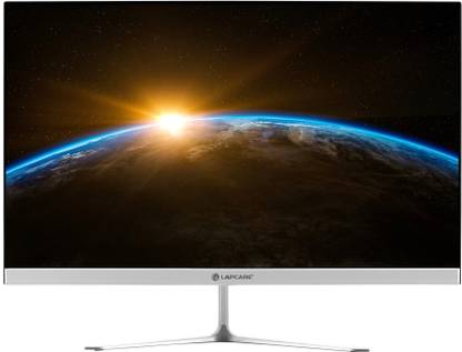 [For SBI Credit Card] LAPCARE 23.8 inch Full HD LED Backlit IPS Panel with Metal Stand, VGA & HDMI Port, Light Weight, Power Saver, Flicker Free, Wall Mountable, Slim Monitor (LM24WFHD)  (Frameless, Response Time: 5 ms, 60 Hz Refresh Rate)