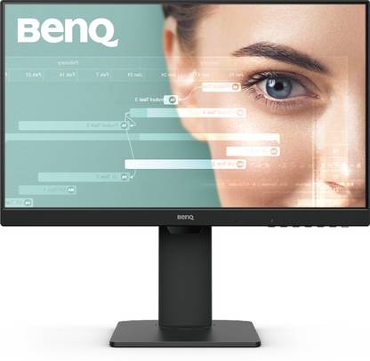 BenQ GW 60.96 cm (24 inch) Full HD LED Backlit IPS Panel Ultra-Slim Bezel Monitor with Height Adjustment, Eye Care, Brightness Intelligence, 2Wx2 Speakers, USB-C with 60W PD, HDMI, DP, Coding Mode, suitable for Coders & Programmers Daisy Chain Monitor (GW2485TC)