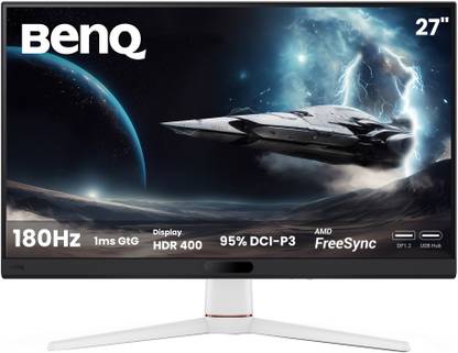 BenQ MOBIUZ EX271 68.58 cm (27 inch) Full HD LED Backlit IPS Panel with VESA Display HDR400, DP 1.2, HDMI 2.0, USB Hub, 95% P3, Game Optimized Color, 2.5WX2 Speakers Gaming Monitor (MOBIUZ EX271)