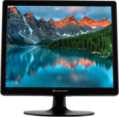 LAPCARE 43.18 cm (17 inch) HD LED Backlit TN Panel with VGA & HDMI Port, Light Weight, Power Saver, Wall Mountable, Slim Monitor (LM18WD-SQ)
