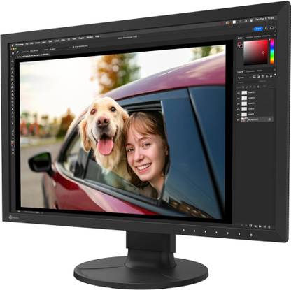 EIZO 61.21 cm (24 inch) WUXGA LED Backlit IPS Panel Monitor (CS2400R 24.1" Monitor for PC – 100% sRGB, USB-C, Calibrated, KVM)
