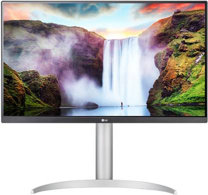 LG Ultra Fine Monitor 68.58 cm (27 inch) 4K Ultra HD LED Backlit IPS Panel with VESA DisplayHDR 400, USB-Type C, DCI-P3 95% Color Gamut, 3-Side Virtually Borderless Display, Height/Pivot/Tilt Adjustable Stand Monitor (27UP850N-WT.ATRDCKN)