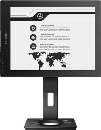PHILIPS 33.78 cm (13.3 inch) UXGA EPD Panel with ePaper Display, Built-in Webcam & Mic Business Monitor (13B1K3300/94)