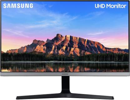 [For AXIS Credit Card] SAMSUNG 28 inch 4K Ultra HD LED Backlit IPS Panel PIP/PIB Multi-Tasking, HDR Support, Eye Comfort, Bezel Less Monitor (LU28R550UQWXXL)  (Frameless, AMD Free Sync, Response Time: 4 ms, 60 Hz Refresh Rate)