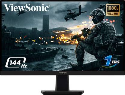 ViewSonic 60.45 cm (24 Inch) Full HD LED Backlit IPS Panel with Mega Dynamic, Contrast, User Customised Game Modes, Dual Integrated Speakers, Flicker Free & Low Blue Light Filter Gaming Monitor (VX2405-P-MHD)