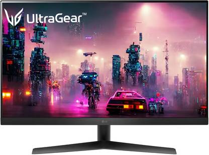 LG Ultra Gear Monitor 81.28 cm (32 inch) Full HD LED Backlit VA Panel with HDR 10, sRGB 95%, DP, HDMI, Headphone Out Ports Gaming Monitor (32GN50R-BB.ATRUMVN)