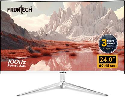 Frontech Ultima Series 60.96 cm (24 inch) Curved Full HD LED Backlit VA Panel Monitor (MON-0088)