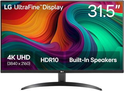 LG UltraFine 80.01 cm (32 inch) 4K Ultra HD VA Panel with HDR10, Built-in Speaker, x2 OnScreen Control Reader Mode, Flicker Safe, Borderless Design, HDMIx2, DisplayPort, Computer Monitor (32UR500K-BA.ATRRMPN)