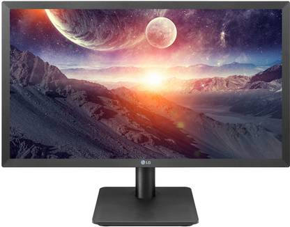 LG Led-Monitor 54.61 cm (21.5 inch) Full HD LED Backlit VA Panel with OnScreen Control, Reader Mode, Flicker Free, 3-Side Virtually Borderless Display Monitor (22MP410-B.ATR)